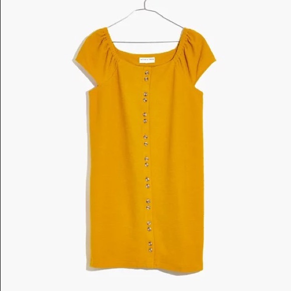 Madewell Dresses & Skirts - Madewell texture and thread capped sleeve dress